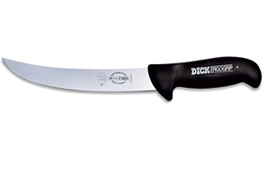 F.Dick Slicing Knife, 21cm (8) - Scimitar, Narrow - Black