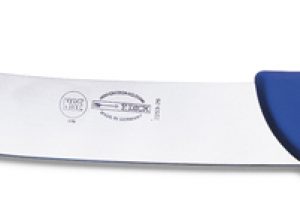 F.Dick Slicing Knife, 26cm (10) - Scimitar, Wide - Blue
